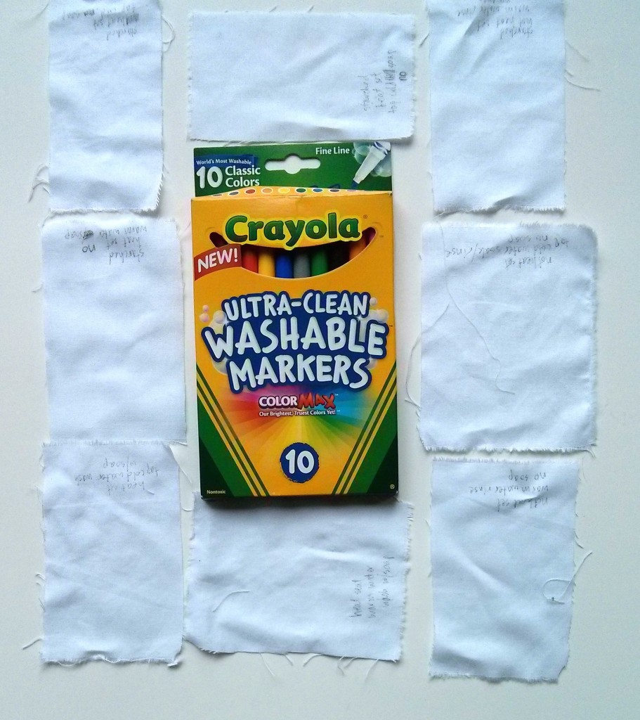 Crayola Washable Markers and Quilt Marking, Technique of the Week